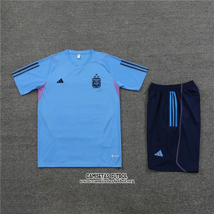 Chandal del Argentina Manga Corta 2023/2024 Azul Oscuro - Pantalon Corto